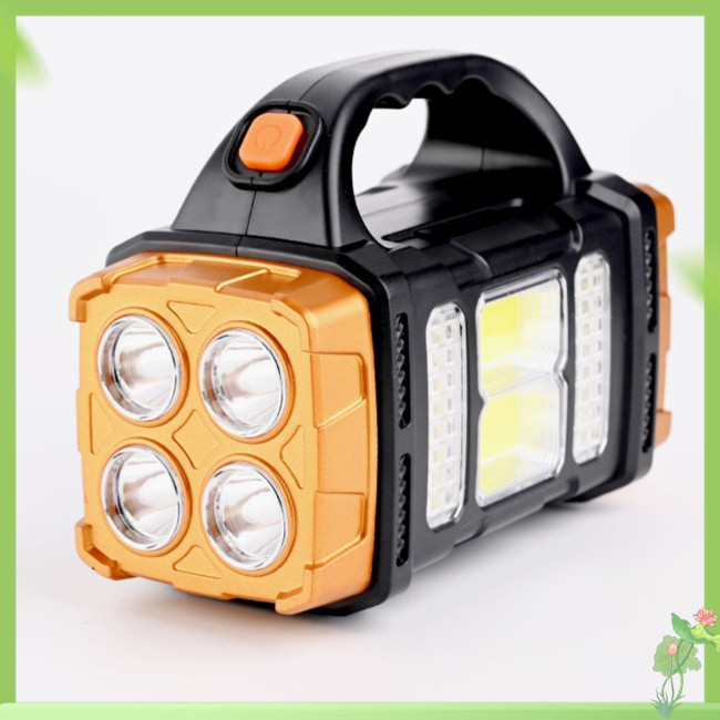 MY Portable Powerful Solar Led Flashlight Handheld Rechargeable Outdoor ...