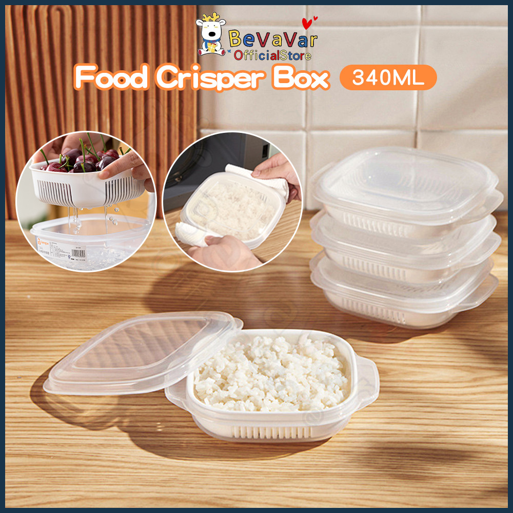BEVAVAR Multipurpose Rice Fruit Preservation Box Square Refrigerator ...