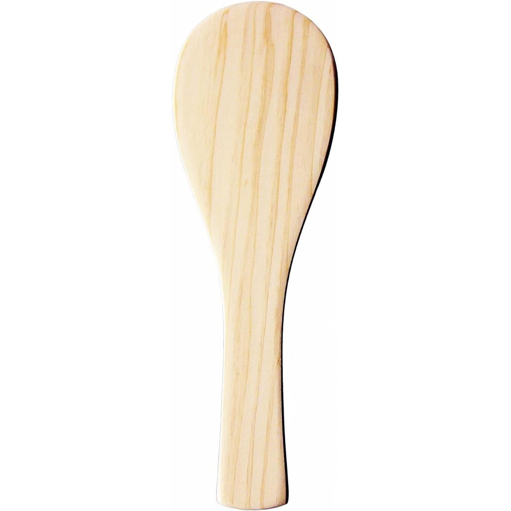 [Made in japan] Nagao Hinoki rice scoop, unpainted, 16cm, wooden, made ...
