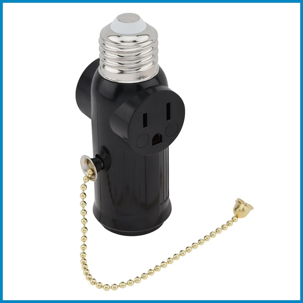 Light Socket Outlet Adapter E26 Light Bulb Outlet Socket Adapter 2 ...