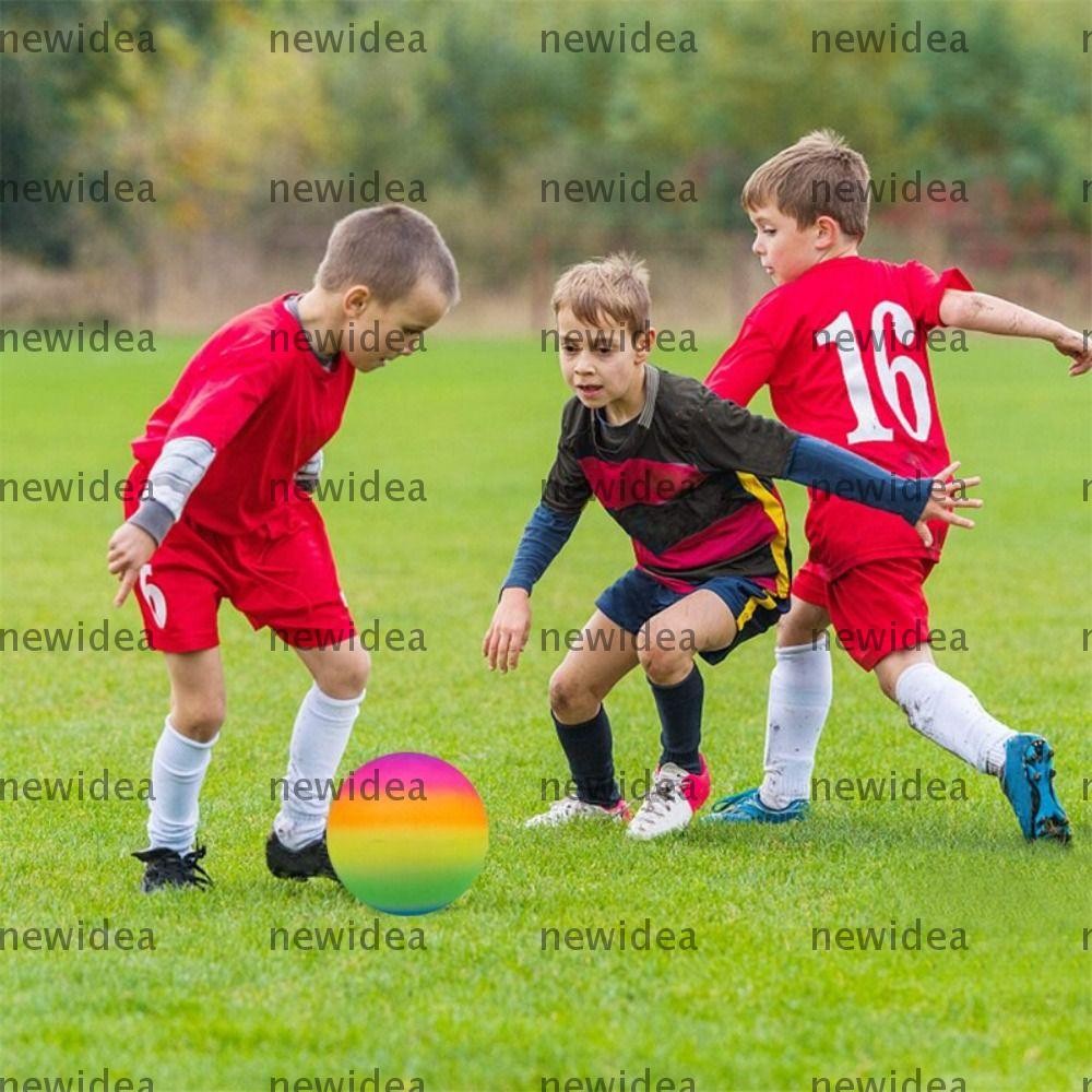 NEWIDEA Dodgeball Swimming Pool Ball Rainbow Large 9 Inch Kickball ...