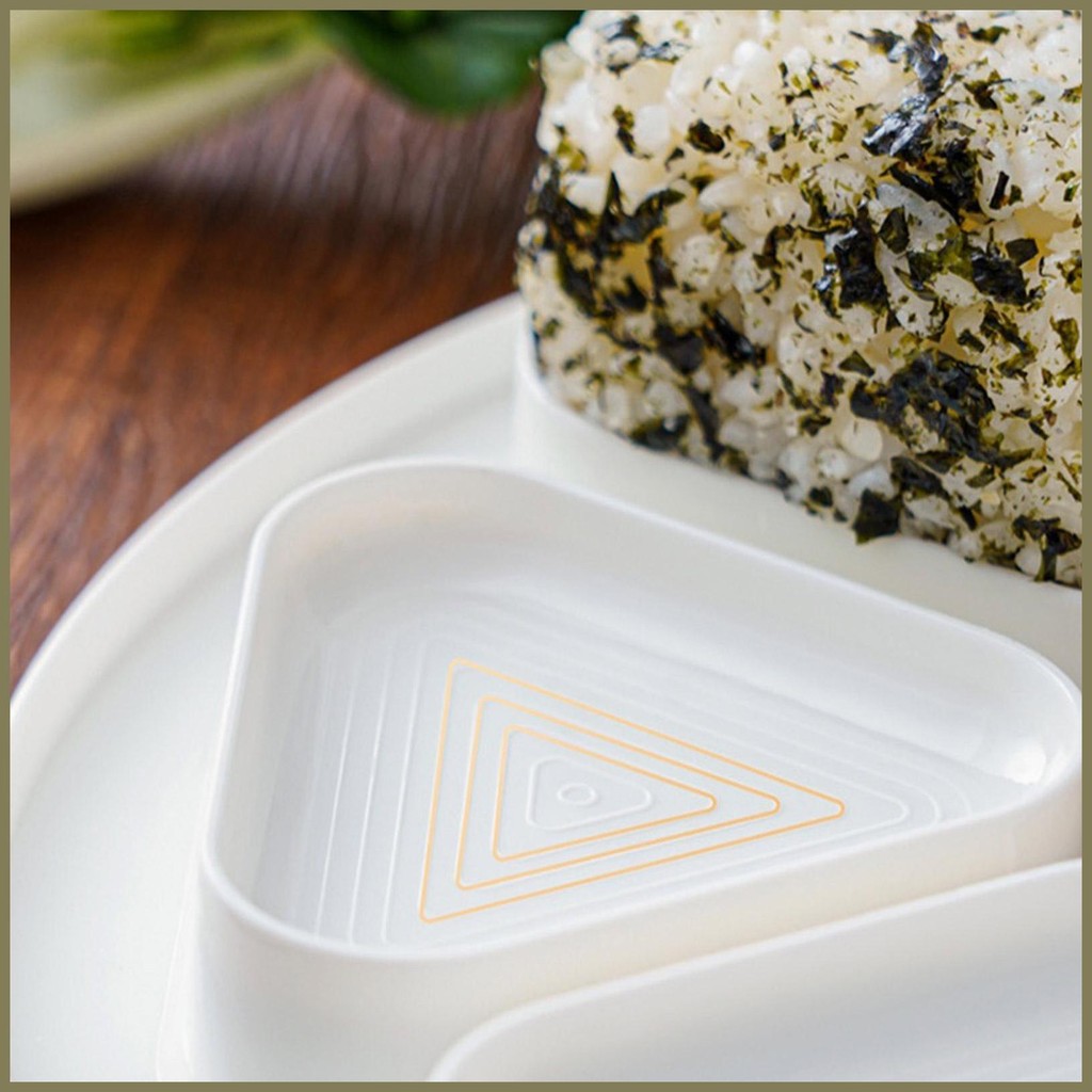Rice Ball Mold 6Grid Triangle Musubi Shaper Lunch Onigiri Making Tool