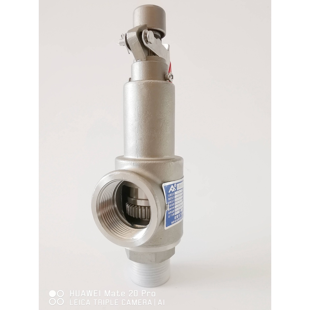 A28W16P stainless steel 304 fullopen safety valve steam boiler