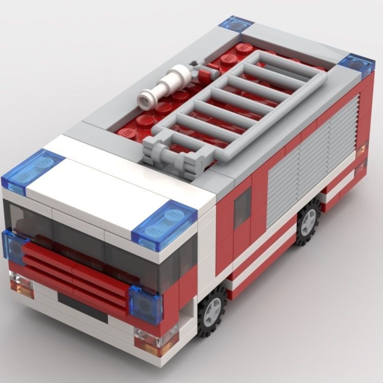 Moc25447 Electronic Drawing Insert Building Blocks Mini 6 Each Fire