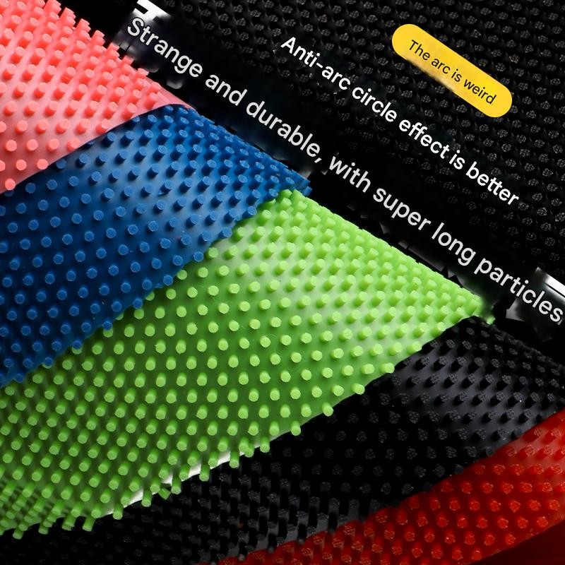 SPD Colorful Extra-Long Pips Table Tennis Rubber OX Super Long Textured ...
