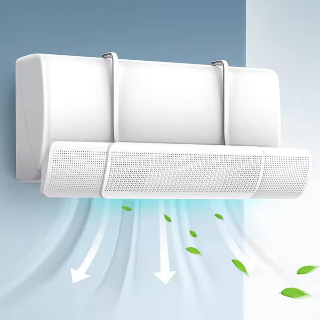 OMO Indoor AC Wind Retainer Cover Air Conditioner Blow Blocker Home ...