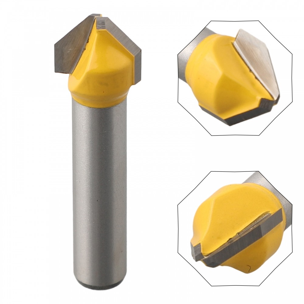 Superior Quality Vshaped Flat Head Router Bit for Woodworking Engraving ...