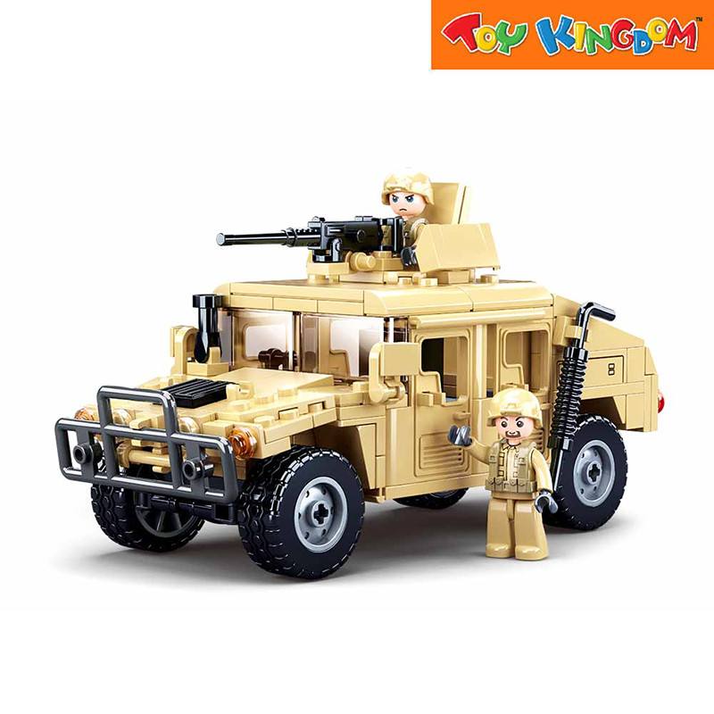 Sluban Model Bricks Hummer H2 Assault Vehicle Building Blocks | Shopee ...