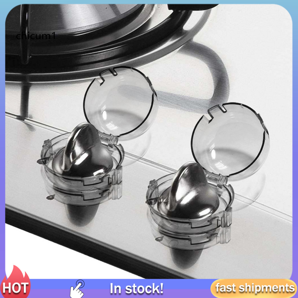 CC Stove Knob Safety Cover Universal Stove Knob Lock Child Safety Gas ...