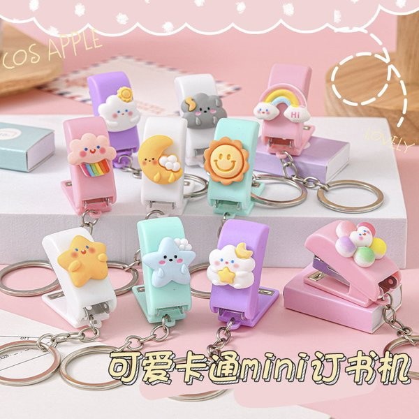 stapler set stapler mini Cartoon Cartoon Student Mini Stapler Set ...