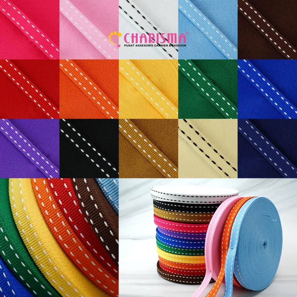 Charisma Webbing Strip - Ribbon Strip 10mm Wide/ Price per Roll (20 ...
