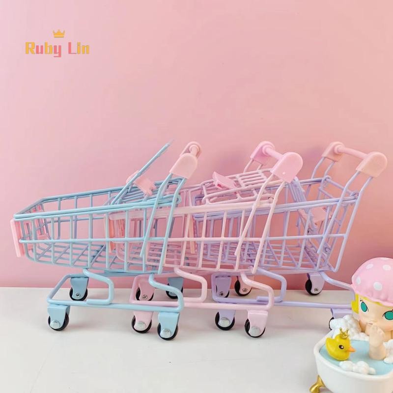 Ruby Lin Colorful Funny Supermarket Shopping Cart Photo Props Trolley ...