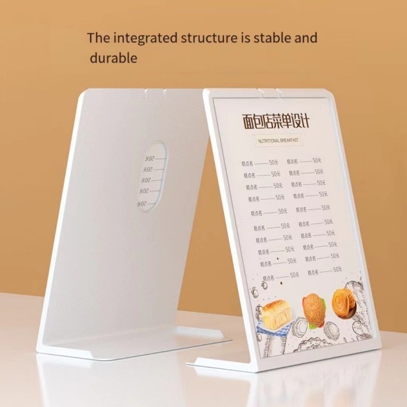 Acrylic table card drop-resistant table sign transparent display card ...