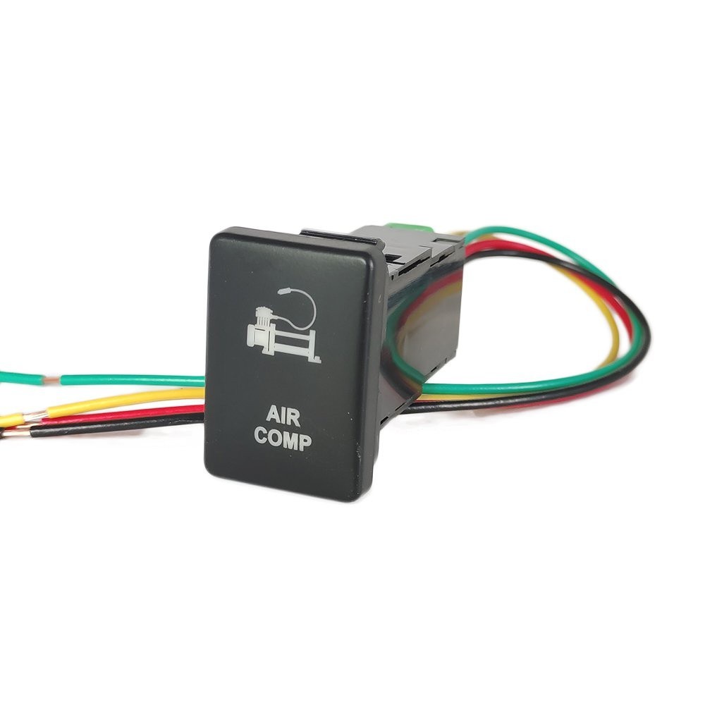 RQFor Toyota Hilux 2016 To 2019 Orange LED Car Air Compressor AIR COMP ...