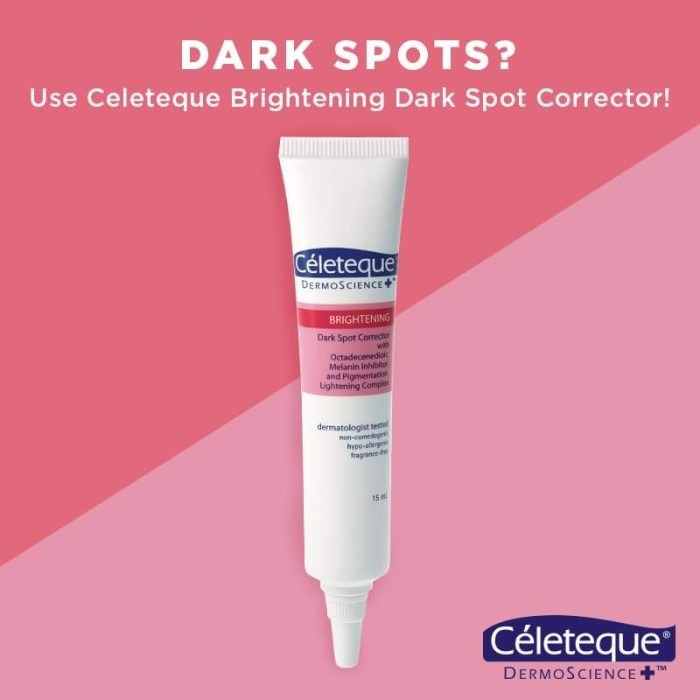 Celeteque Brightening Dark Spot Lightener Corrector 15mL Gel Spots Shopee Philippines