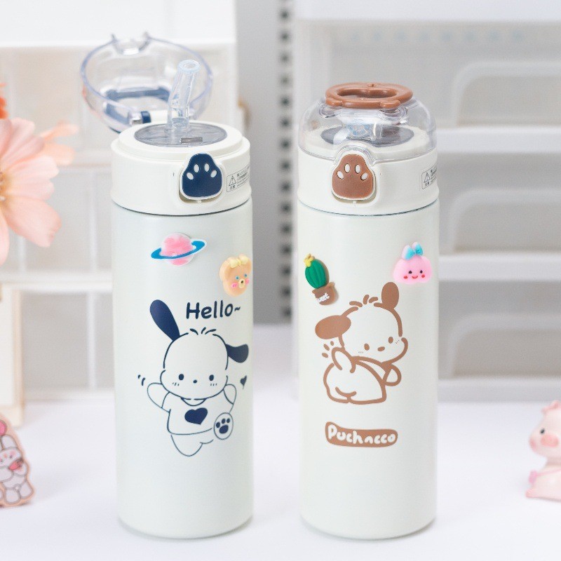 Ins Style Vacuum Flask/Portable Water Cup/430ml Bomb Lid Vacuum Flask ...