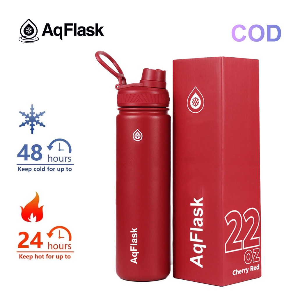 Aqua Tumbler Hot and Cold 22oz 32oz 40oz Wide Mouth Cap Lid Vacuum
