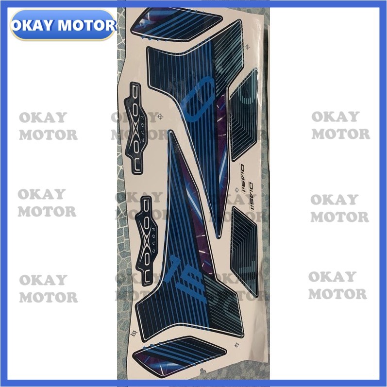 BODY STICKER yamaha y15 y15zr ysuku body set sticker exciter STICKER ...