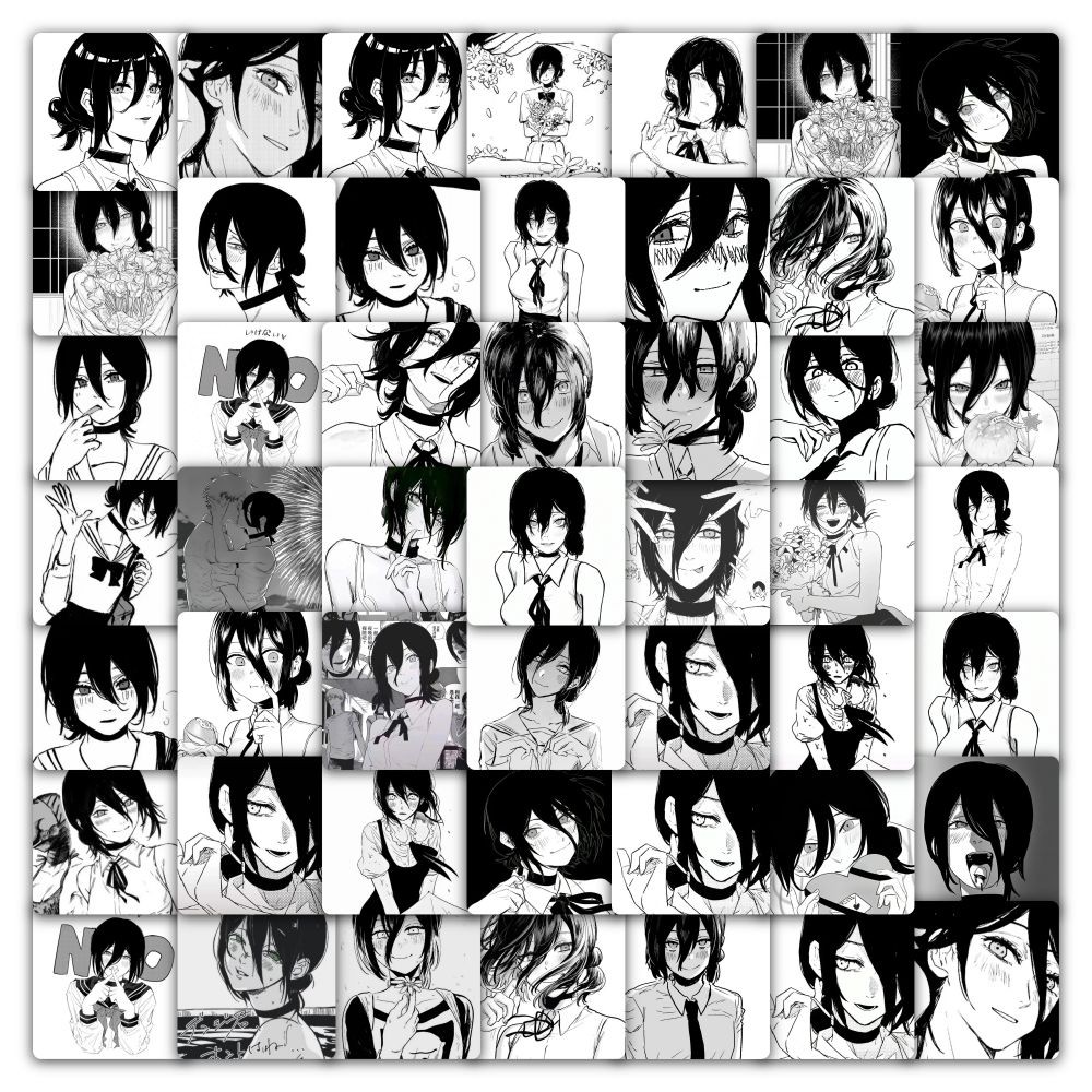 59 Chainsaw Man Reze Stickers - Anime Character Decals for Fans ...