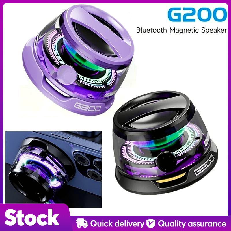 G200 Magnetic Bluetooth Speaker｜Super Bass Mini Soundbar｜Portable ...