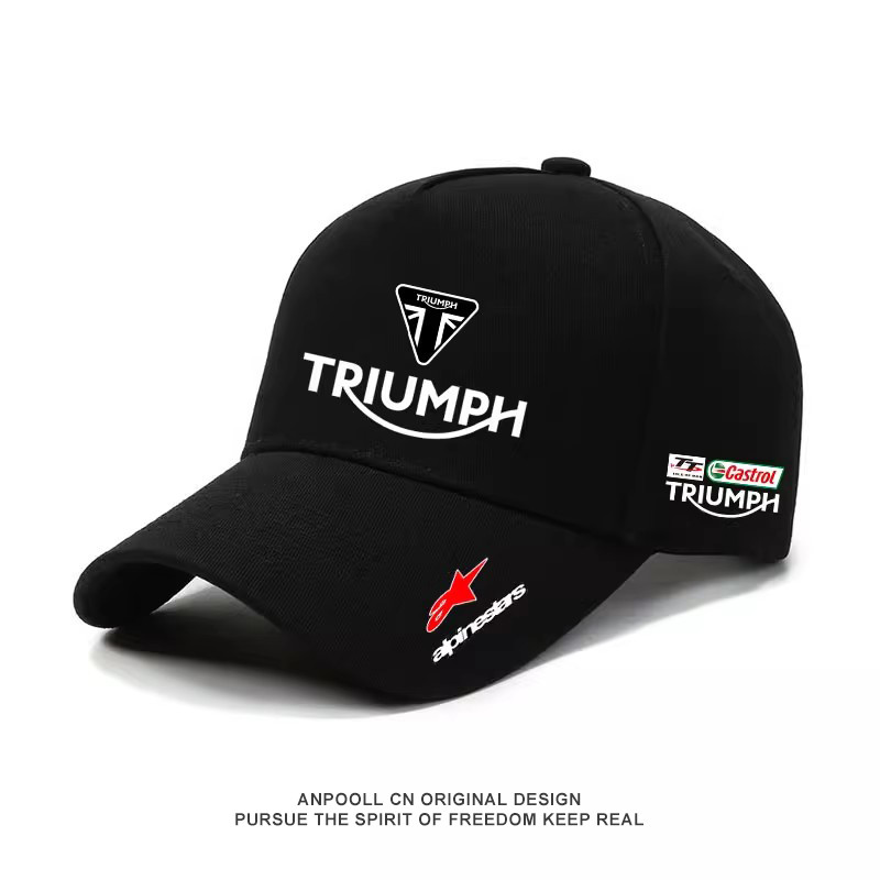 Triumph Heavy Motorcycle Outdoor Riding Sports Sunshade Hat Men's ...