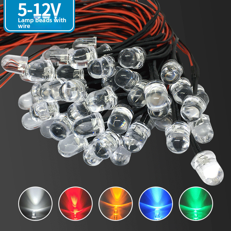 Direct Plug LED Lamp Beads with Lines Power Signal Lamp Led Toy Car ...