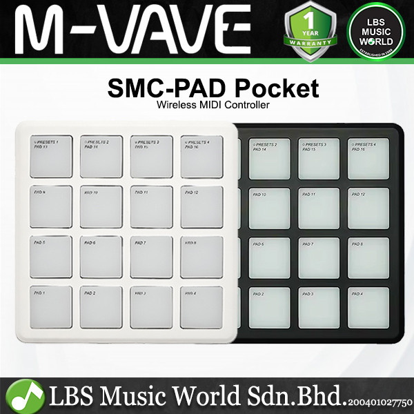 M-vave Smc Pad Pocket - Controlador Midi Bluetooth | Cuotas sin interés