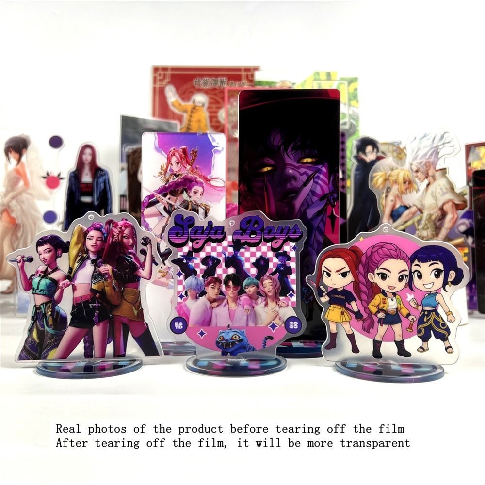 FARLEY KPop Demon Hunters Standing Plates, Saja Boys Rumi Mira Zoe ...