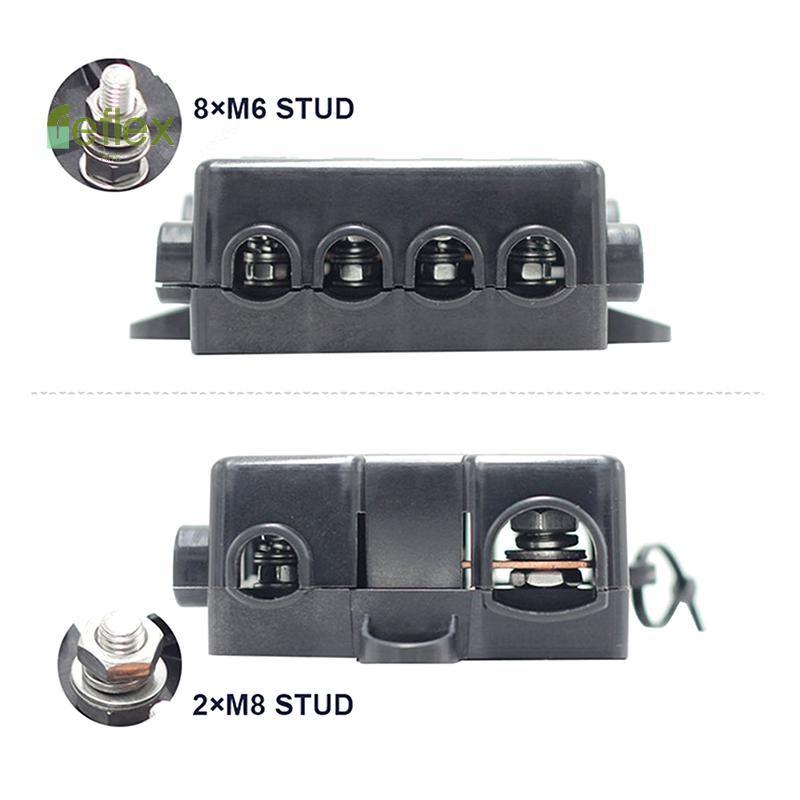 Reflex Arc 5ways Power Distribution Fuse Box Block Mega & Midi Fuses ...