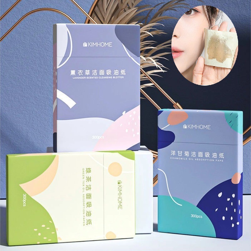 300pcs Facial Oil Control Absorption Sheets Extractor Tissue Face ...