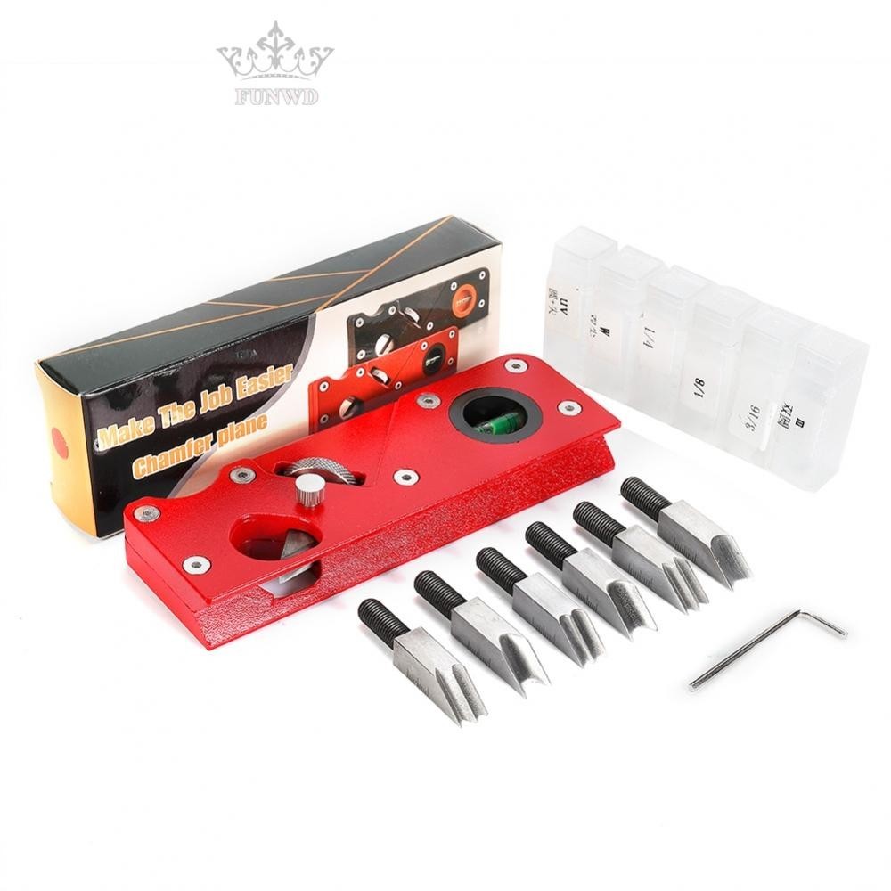 funnyworld.ph ⚡ User Friendly Chamfer Plane with Carbon Steel Blades