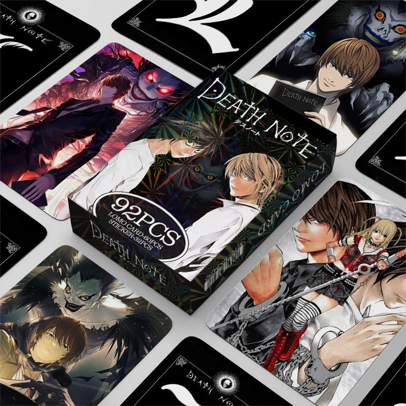 92pcs Anime Manhwa Manga Melody My Little Pony Death Note Lomo Cards ...