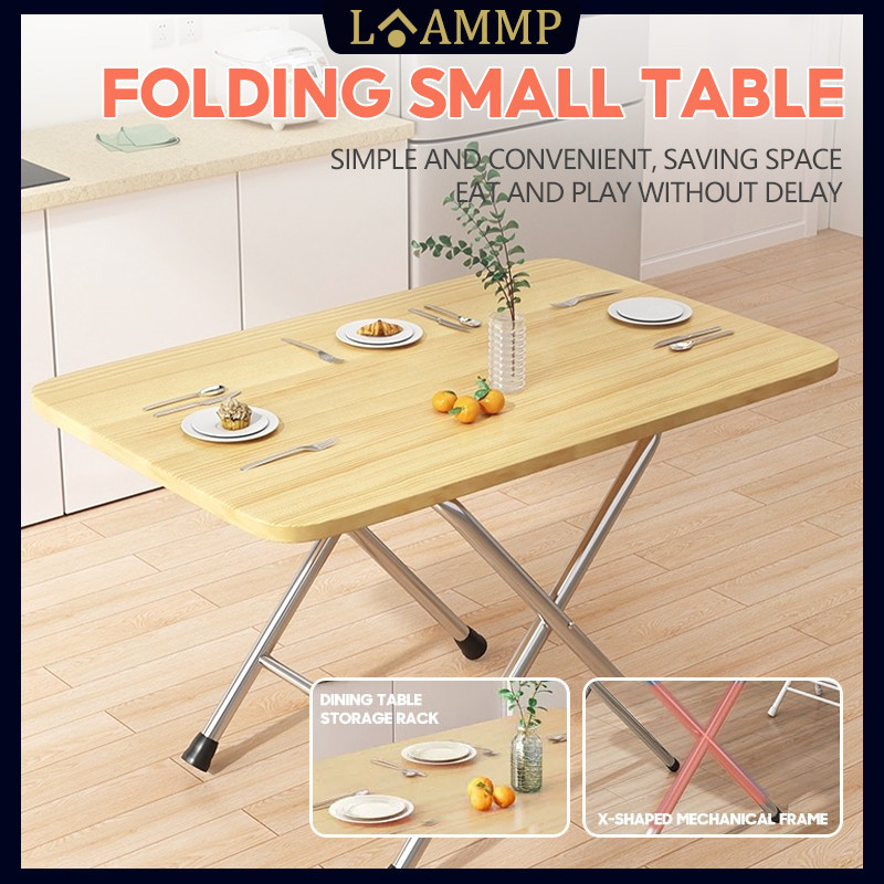 Simple folding table for home use no installation Portable folding ...