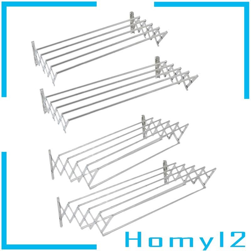 [HOMYL2] Clothes Air Drying Rack Retractable Wall Mounted for Swimming ...