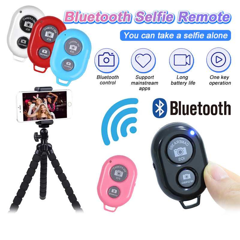 Bluetooth Remote Shutter For Smart/Android Phone And Free CR2032