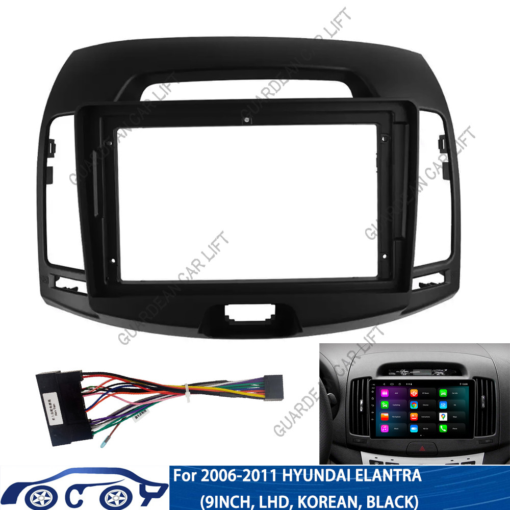 9 Inch Android GPS Stereo Player 2DIN Head Unit Car Radio Fascias Dash ...