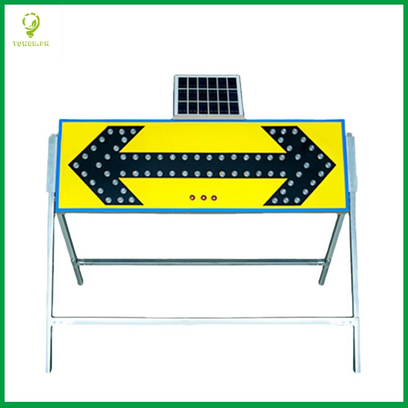 120CM Bright Solar Traffic Guide Arrow Light for Enhanced Night Vision