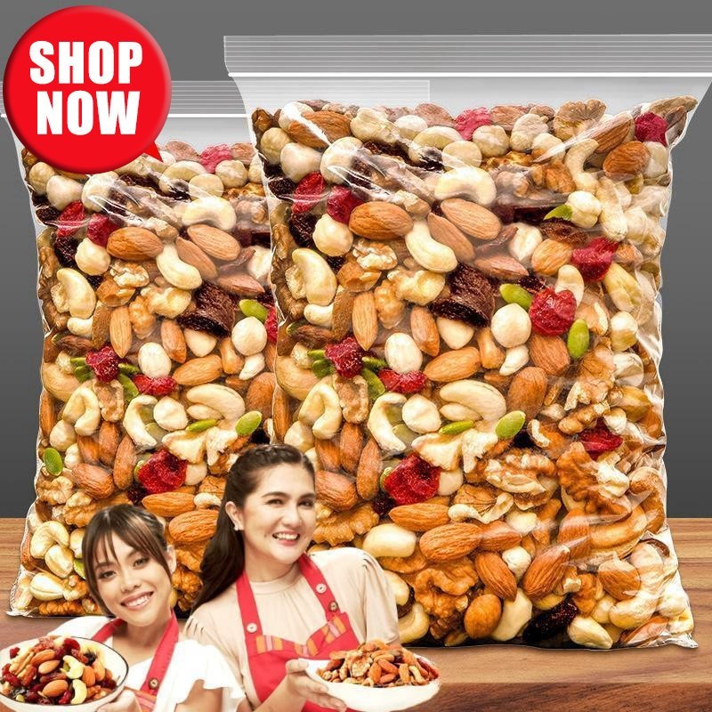 Trail Mix dried nuts and fruits Mixed nuts and berries chia seeds ...