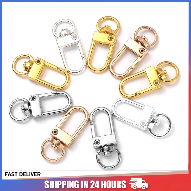 [Fast Shipping] 50pcs Alloy DIY Handemade Keychains Key Chain for Keys ...