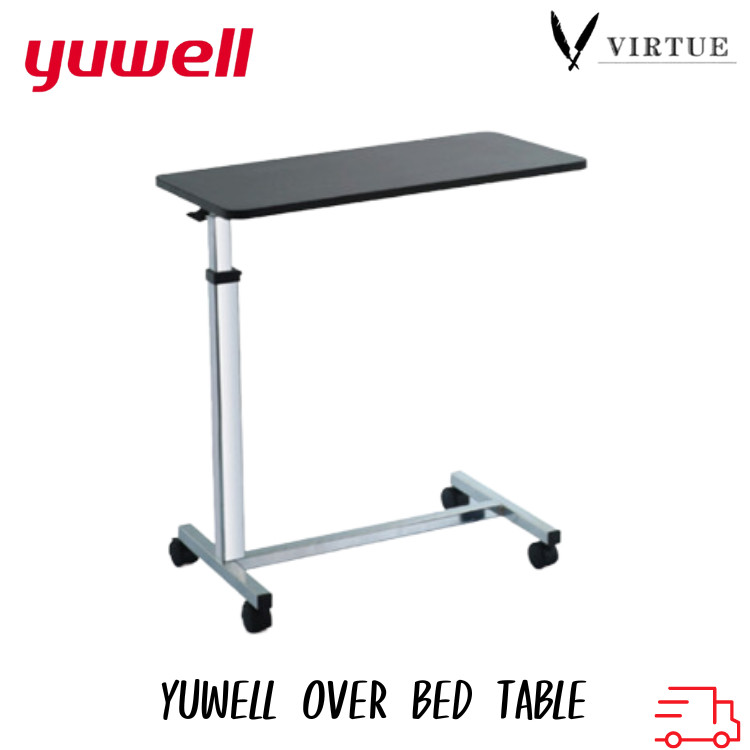 Yuwell Over Bed Table [YU610] Straddle Bed. Multipurpose Dining With ...