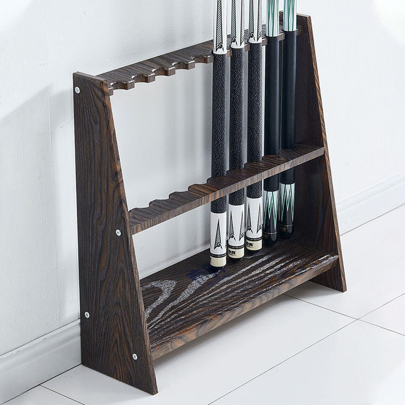 Billiards cue placement rack, many holes standing storage rack ...