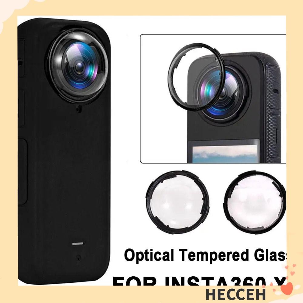 HECCEH Lens Guard, Rotating Optical Tempered Glass Lens Protector Cap