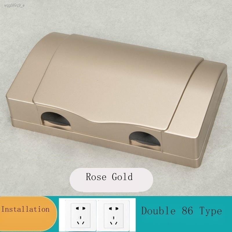 Double 86 type waterproof box double transparent conjoined splash box ...
