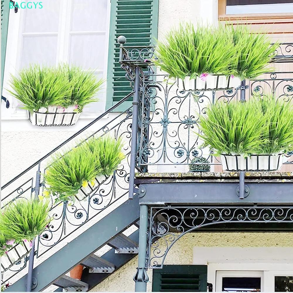 BAGGYS Artificial Grass Plant Bouquet, Plastic Elegant Simulation Grass