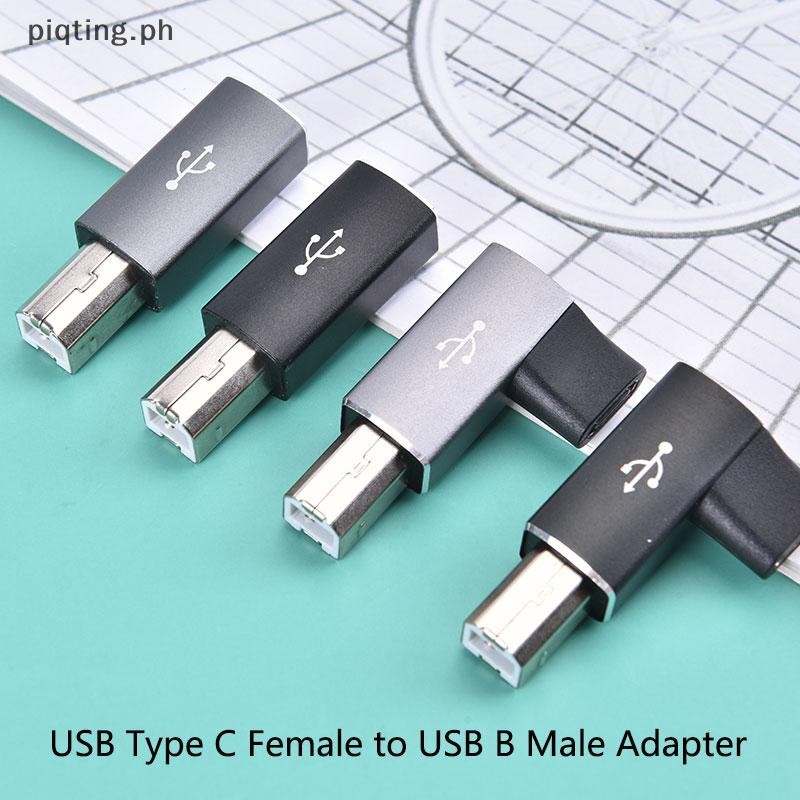PP USB Type C Female to USB B Male Adapter for Scanner Printer ...