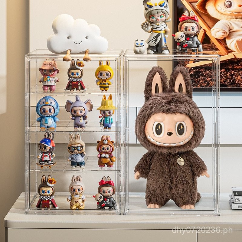 labubu Labubu Display Box Blind Box Storage Box Large Acrylic ...