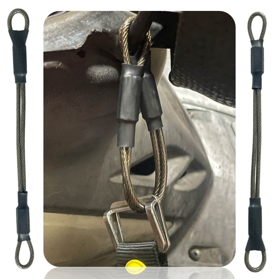 Helmet Anti-Theft Rope Motorcycle Helmet Bicycle Steel Cable Lock Rope ...