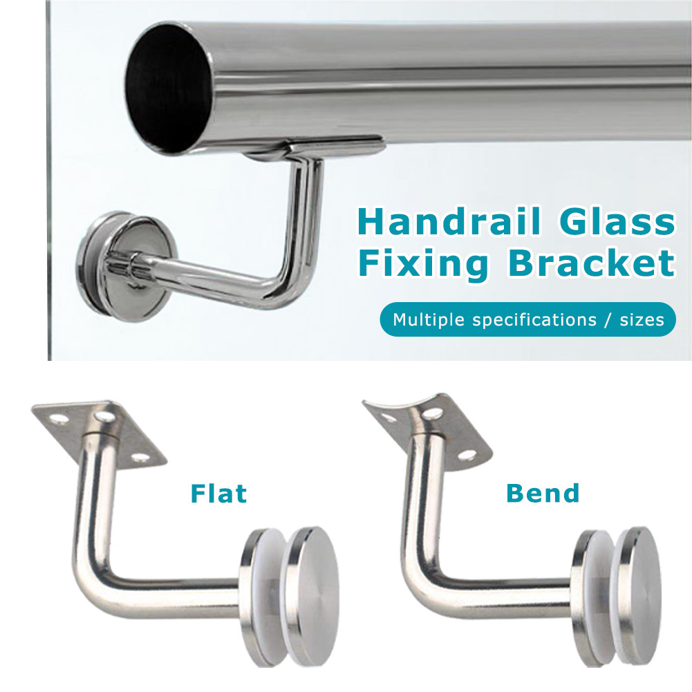 304 Stainless Steel Glass Handrail Bracket Clip 30/35/40mm Glass ...