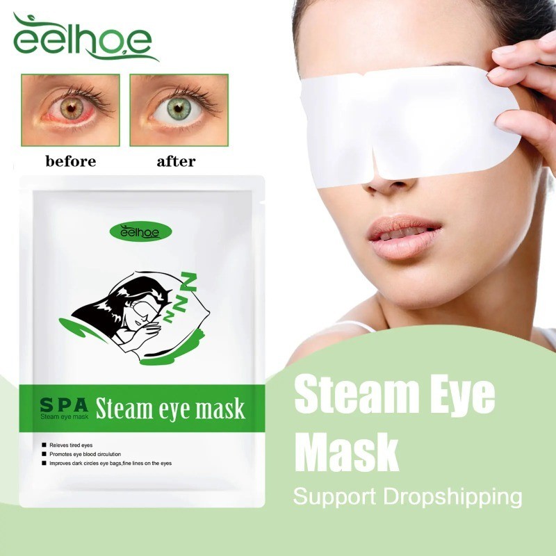 Steam Eye Patch Relieve Eye Fatigue Dry Itching Dark Circles Removal ...