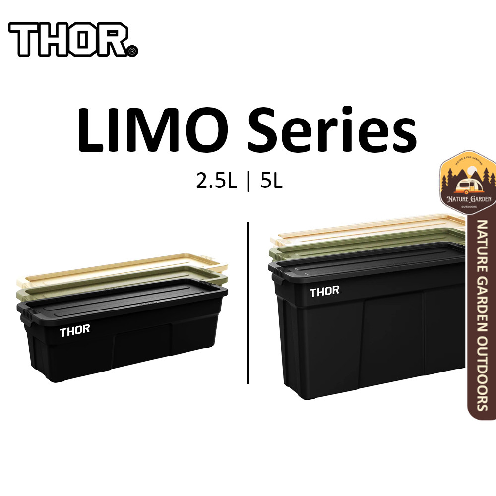 THOR ® Premium MINI LIMO 2.5L / 5L Stackable Plastic Storage Box with ...